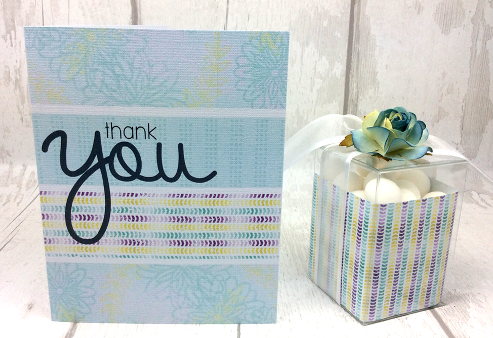 Easy Thank You Card and Box