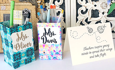 Pazzles DIY Easy and Quick Teacher Gifts by Leslie Peppers