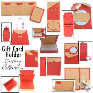 Gift card cutting collection in WPC and SVG from Pazzles