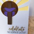 Pazzles DIY Glory of Easter card with instant SVG download. Instant SVG download compatible with all major electronic cutters including Pazzles Inspiration, Cricut, and Silhouette Cameo. Design by Alma Cervantes.