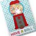 Pazzles DIY Gumball Shaker Card by Alma Cervantes