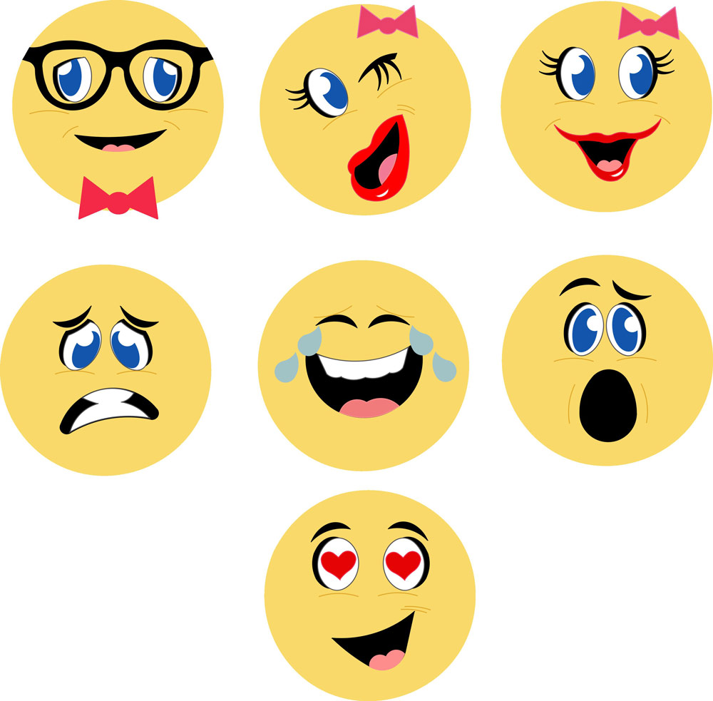 Emoji Notecard Faces