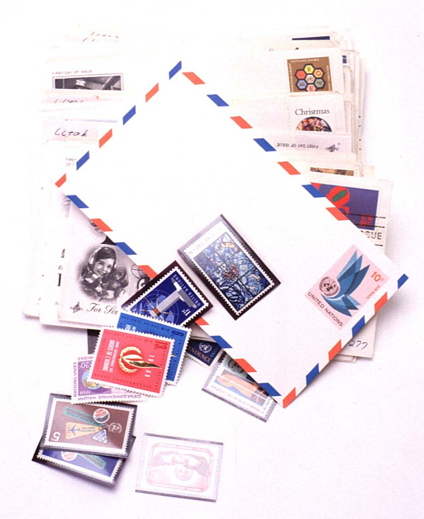 envelopes and stamps