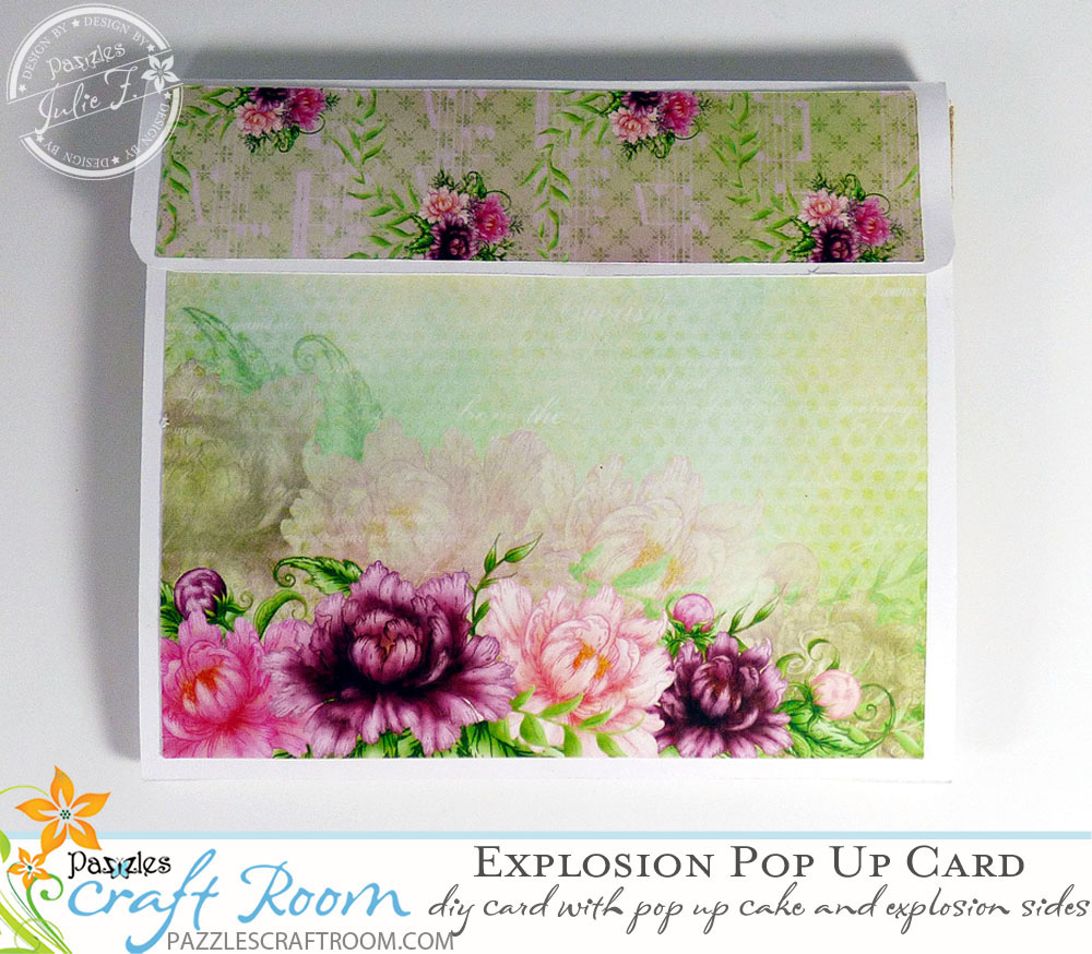 Pazzles DIY Birthday Explosion Pop Up Card by Julie Flanagan