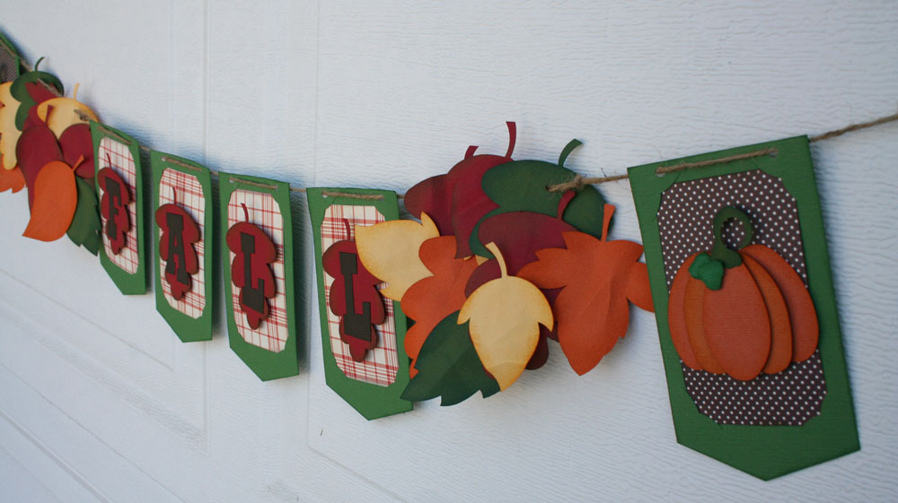 Fall Leaf Banner DIY Project