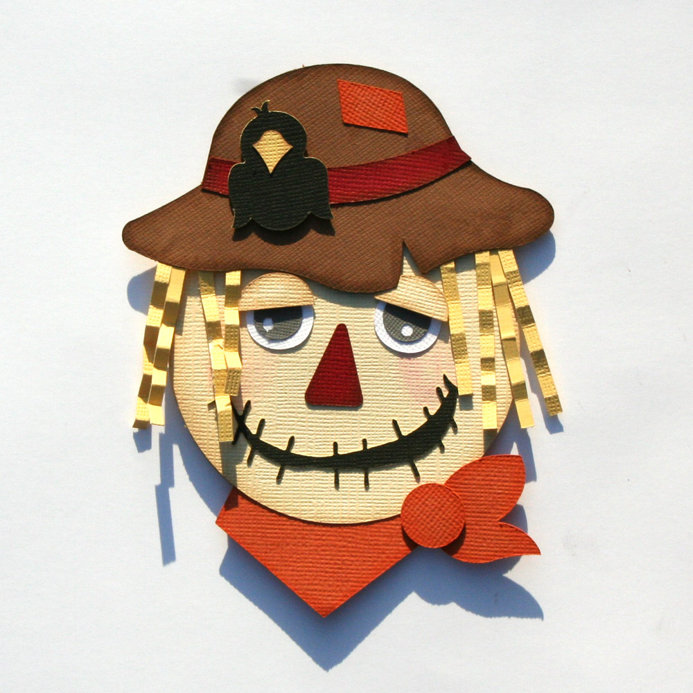 Scarecrow Shaped Card