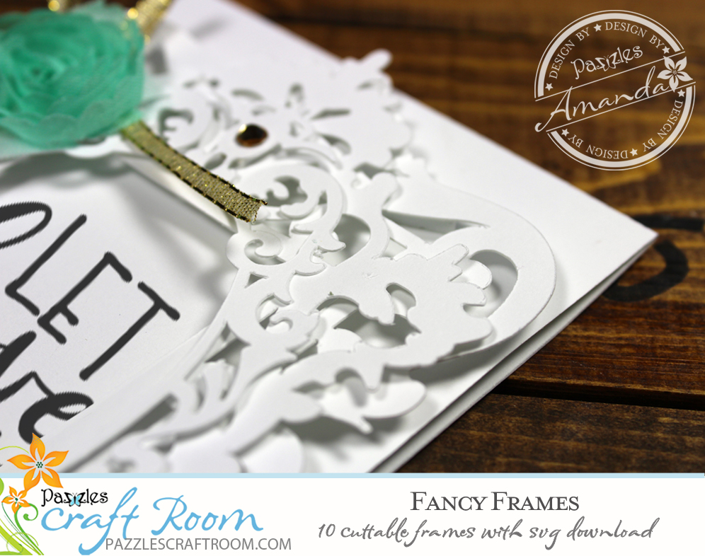 10 Cuttable Fancy Lace Frames with instant SVG download. Compatible with all major electronic cutters including Pazzles Inspiration, Cricut, and Silhouette Cameo. Design by Amanda Vander Woude.