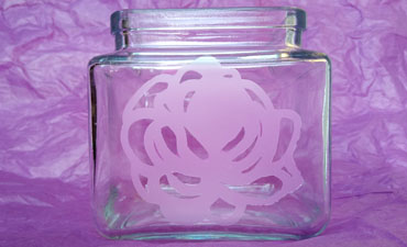 Pazzles DIY Faux Etched Glass with SVG download compatible with all major electronic cutters including Pazzles Inspiration, Cricut, and Silhouette Cameo by Renee Smart