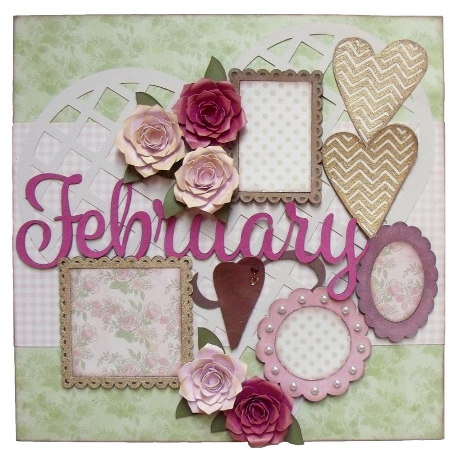 12 Days of Memories: February made with the Pazzles Vue