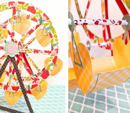 Pazzles DIY Interactive Ferris Wheel with instant SVG download. Compatible with all major electronic cutters including Pazzles Inspiration, Cricut, and Silhouette Cameo. Design by Monica Martinez.