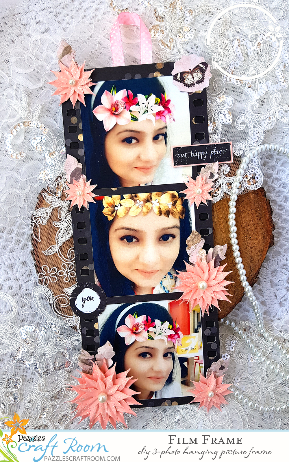 Pazzles 3 Photo DIY Hanging Film Frame by Nida Tanweer