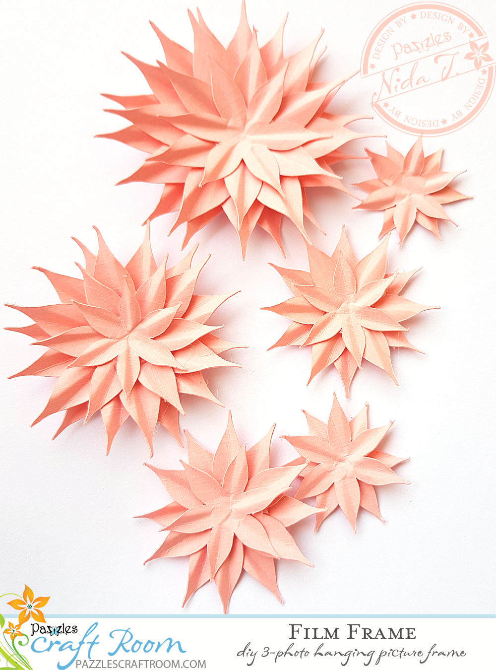 Pazzles DIY Paper Flowers by Nida Tanweer