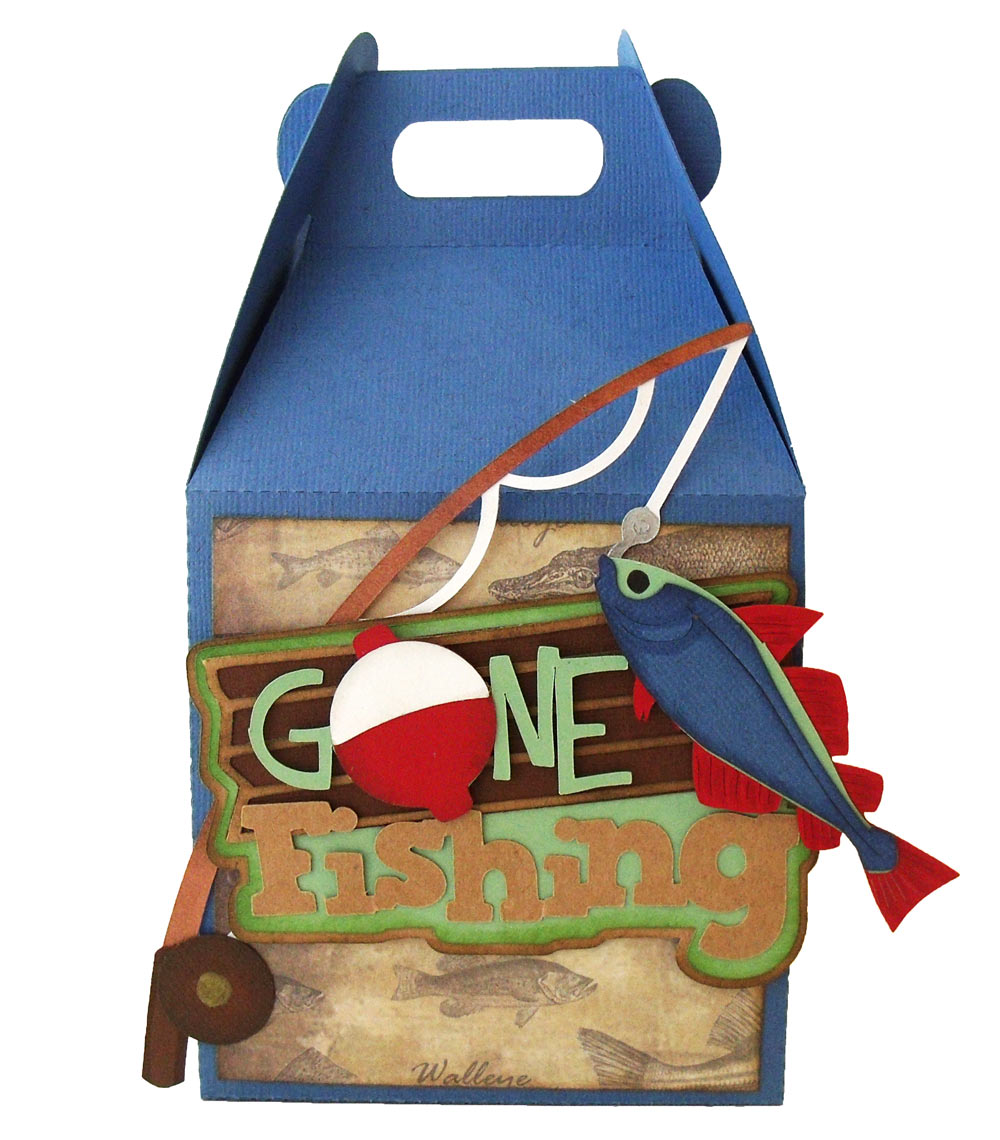 Fishing Card and Box - Pazzles Craft Room