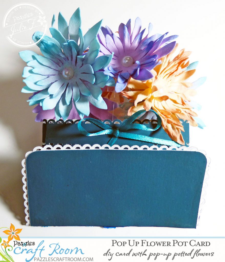 Pazzles Get Well DIY Pop Up Flower Pot Card by Julie Flanagan