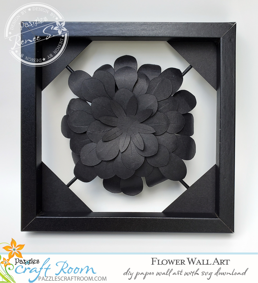 Pazzles Diy Paper Flower Wall Art With