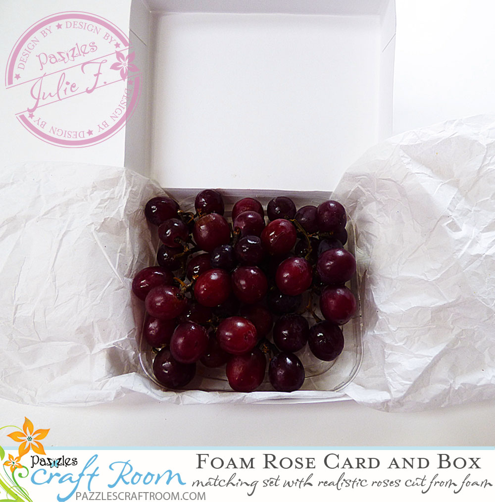 Pazzles DIY Foam Rose Card and Gift Box Set by Julie Flanagan