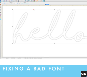 Fixing a Bad Font