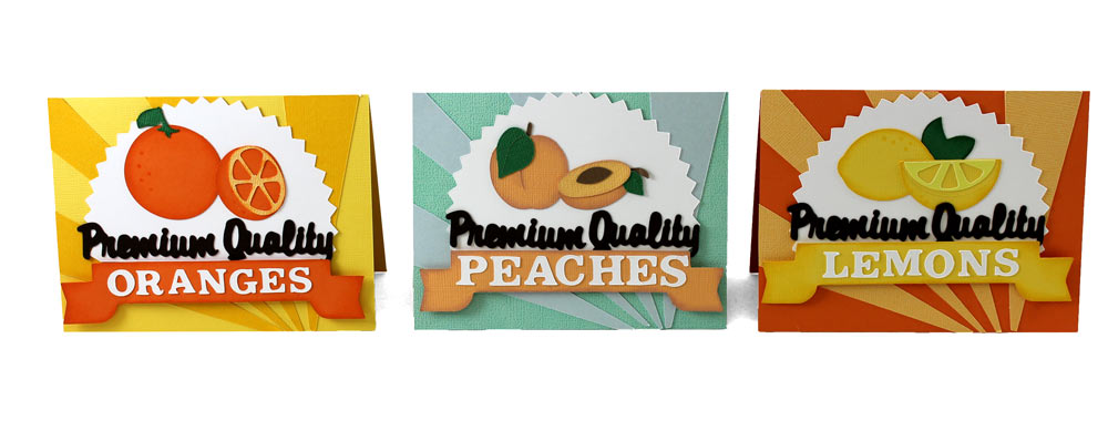 Fruit Label Cards: Cutting Files by Pazzles