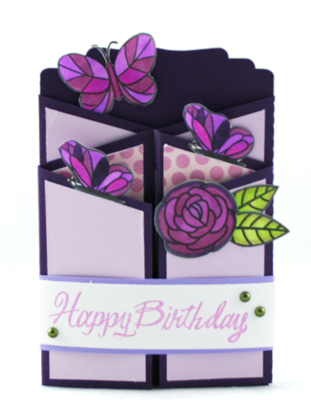 Fun Folds Gate Fold Birthday Card