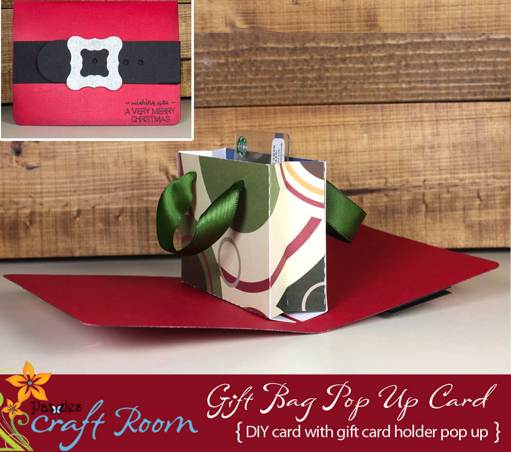 Gift Purse Pop Up Card Template - Creative Pop Up Cards