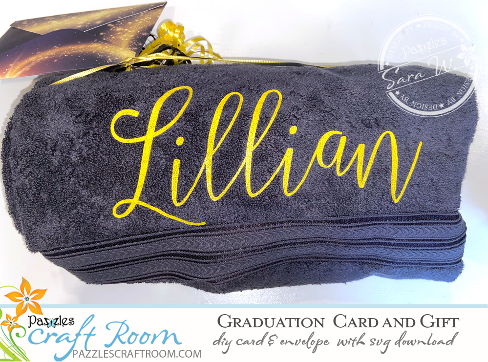 Pazzles DIY Graduation Card and Gift with instant SVG download. Instant SVG download compatible with all major electronic cutters including Pazzles Inspiration, Cricut, and Silhouette Cameo. Design by Sara Weber.