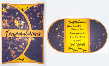 Pazzles DIY Graduation Card and Gift with instant SVG download. Instant SVG download compatible with all major electronic cutters including Pazzles Inspiration, Cricut, and Silhouette Cameo. Design by Sara Weber.