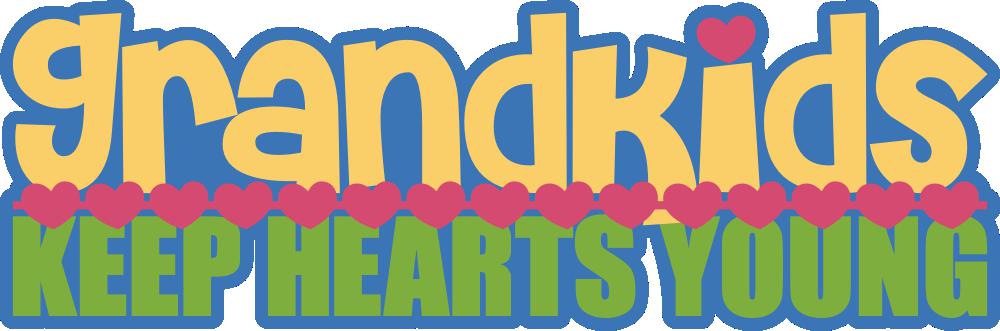 Grandkids Keep Hearts Young Free Cut File