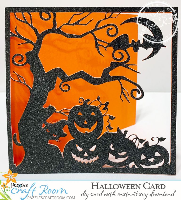 Haunted DIY Halloween Card - Pazzles Craft Room