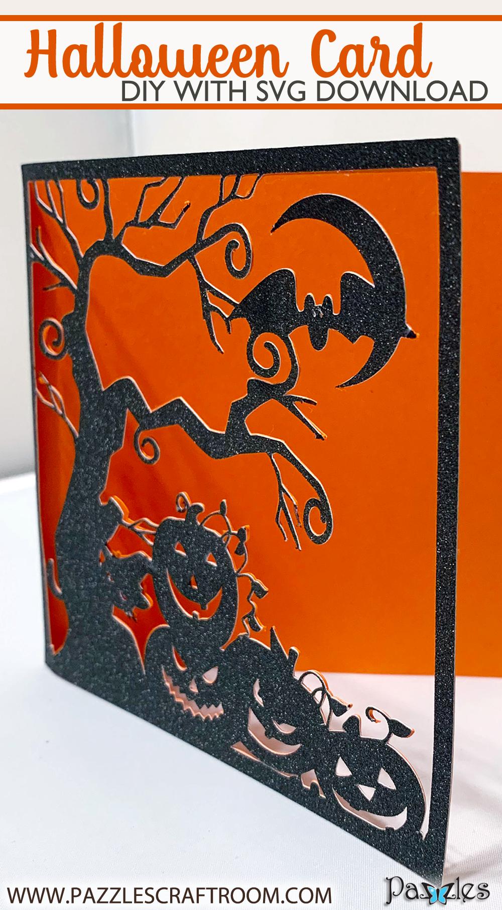 Pazzles DIY Halloween Card by Lisa Reyna