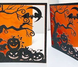 Pazzles DIY Halloween Card by Lisa Reyna