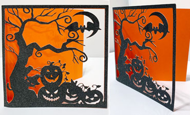 Pazzles DIY Halloween Card by Lisa Reyna