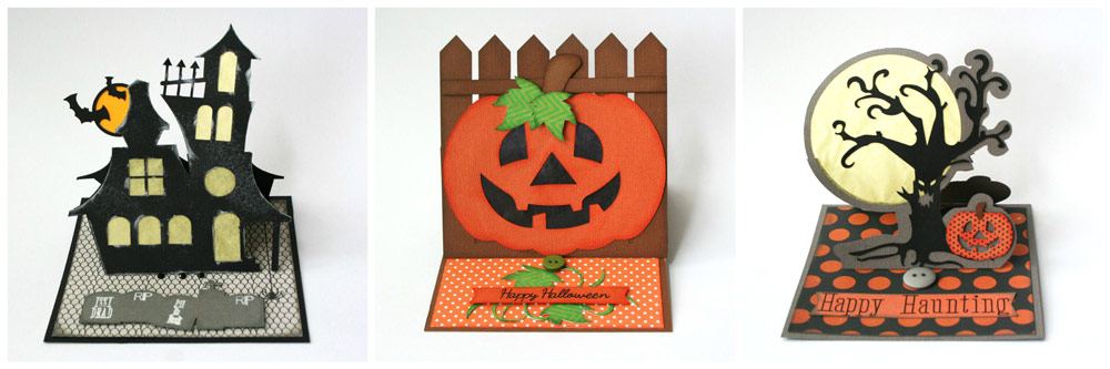 Halloween Light Up Easel Cards