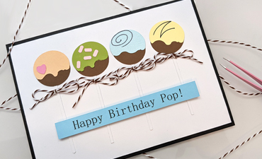 Pazzles DIY Happy Birthday Pop Card with instant SVG download. Instant SVG download compatible with all major electronic cutters including Pazzles Inspiration, Cricut, and Silhouette Cameo. Design by Monica Martinez.