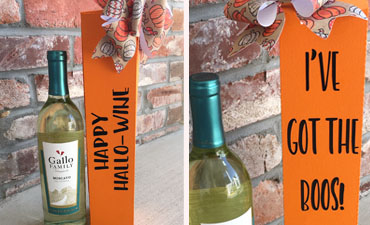 Pazzles DIY Halloween Wine Box by Sara Weber