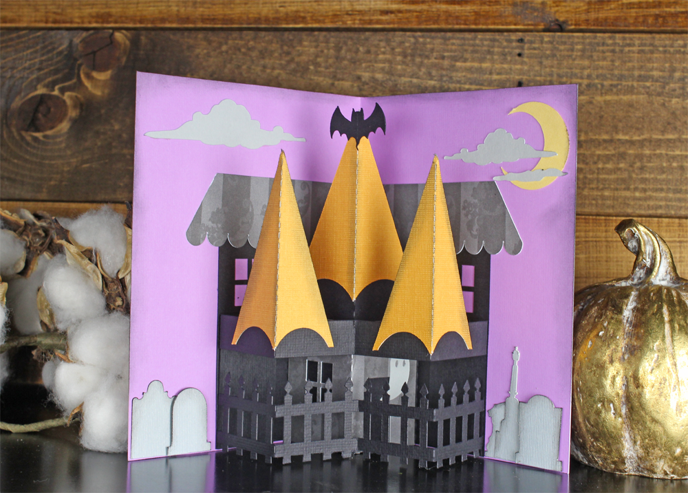 Haunted House Pop Up Card