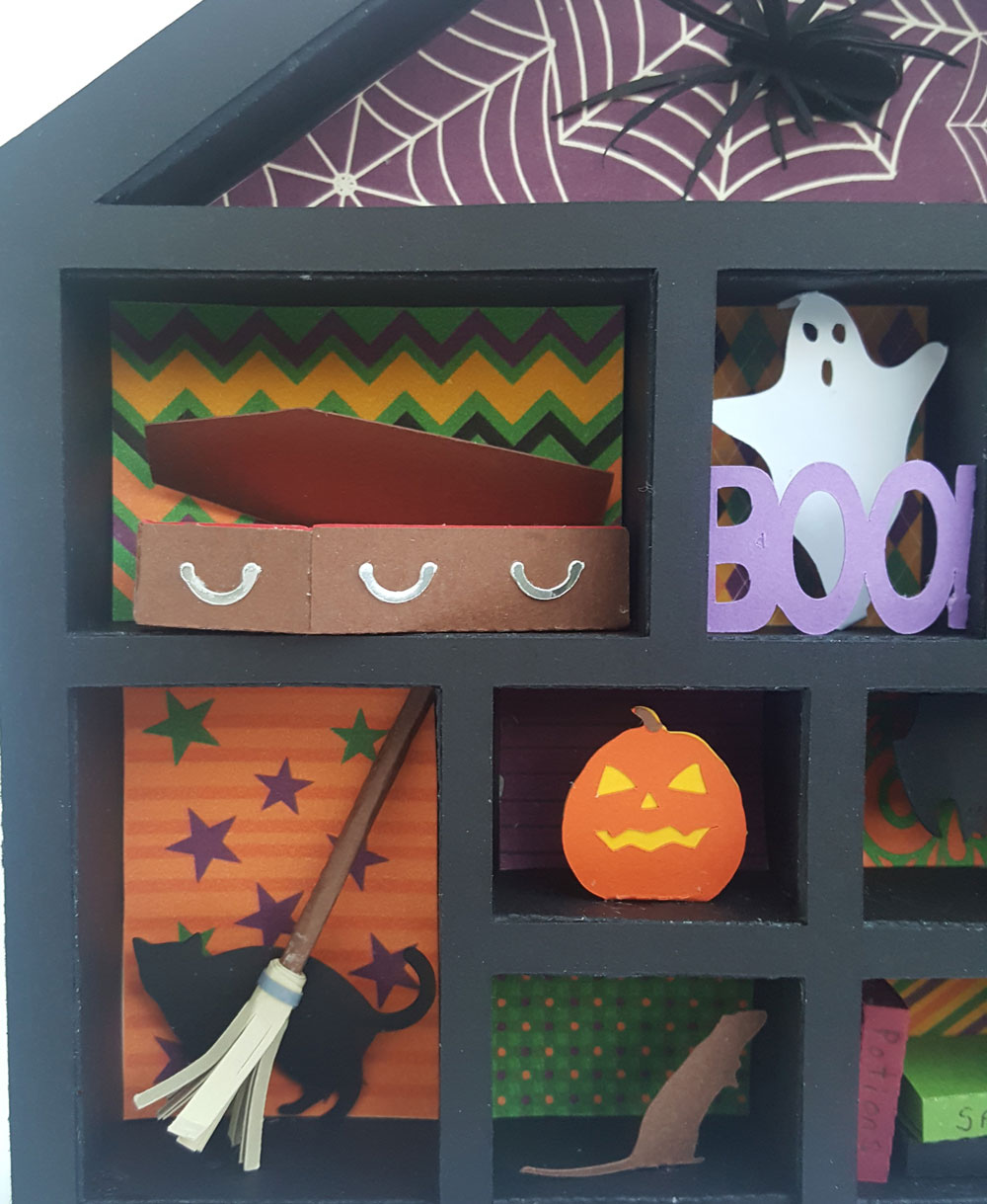 Haunted House Shadow Box