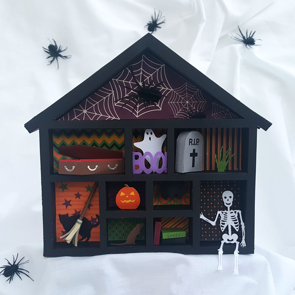 Haunted House Shadow Box