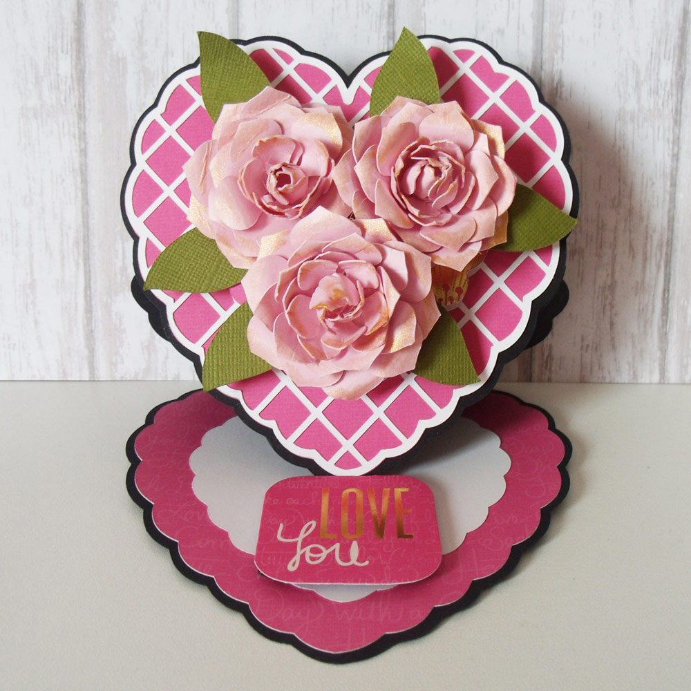 Heart Shaped Easel Card