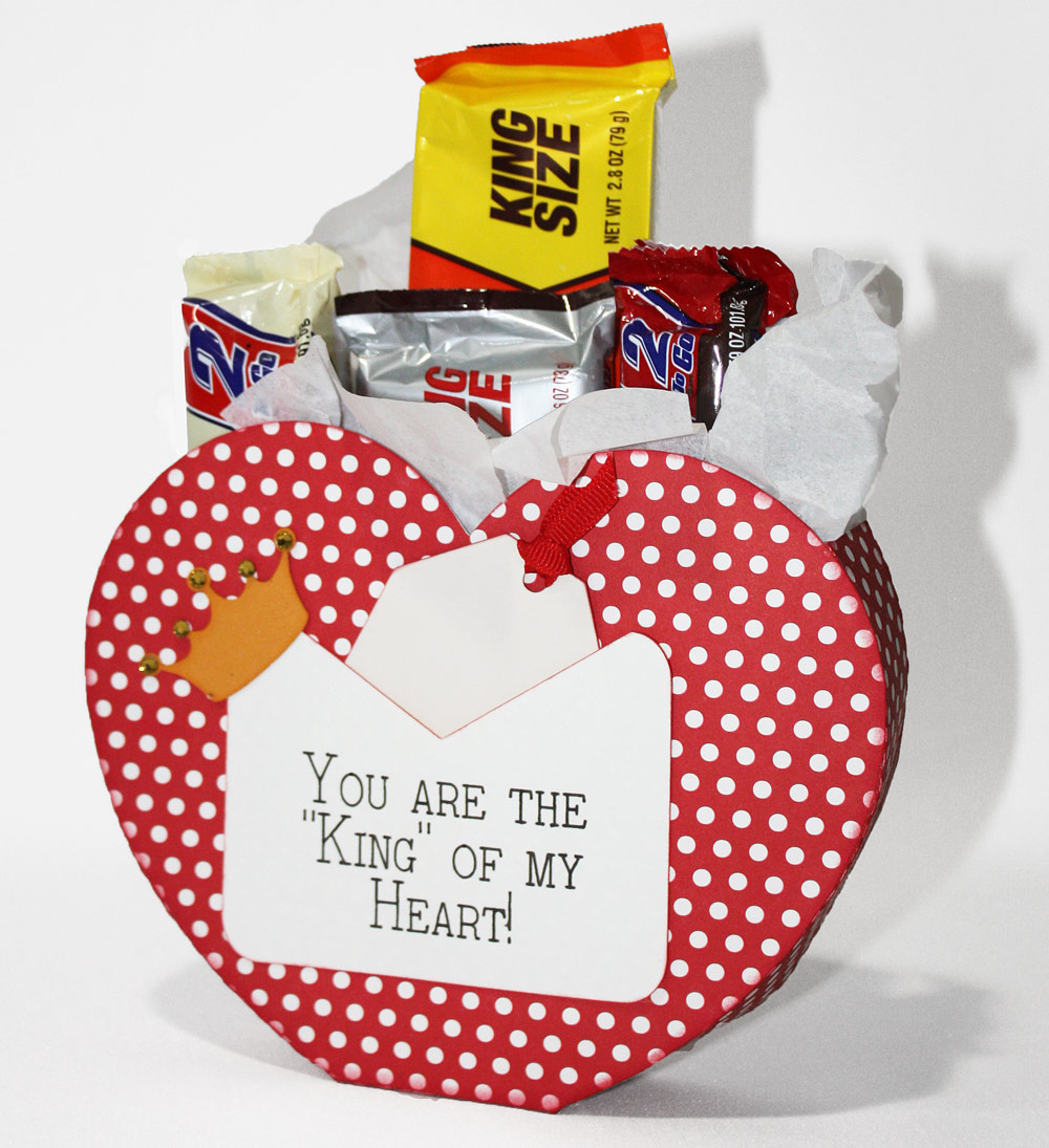 Heart Shaped King Valentine Box