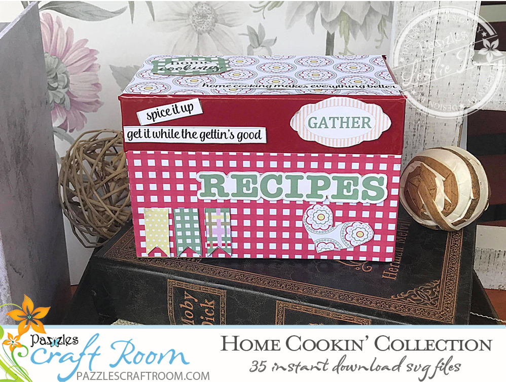 Pazzles DIY Home Cooking SVG FIles. Collection of 35 instant download SVG compatible with all major electronic cutters including Pazzles Inspiration, Cricut, and Silhouette Cameo. Desigs by Leslie Peppers.