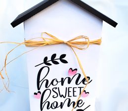 Pazzle DIY Home Sweet Home Decor with instant SVG download. Instant SVG download compatible with all major electronic cutters including Pazzles Inspiration, Cricut, and Silhouette Cameo. Design by Renee Smart.