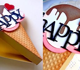 Pazzles DIY Ice Cream Box. Instant SVG download compatible with all major electronic cutters including Pazzles Inspiration, Cricut, and Silhouette Cameo. Design by Zahraa Darweesh.