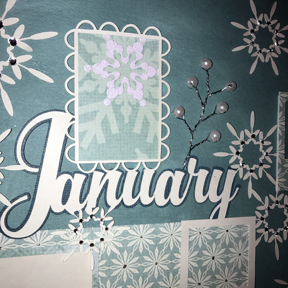 12 Days of Memories: January made with the Pazzles Vue