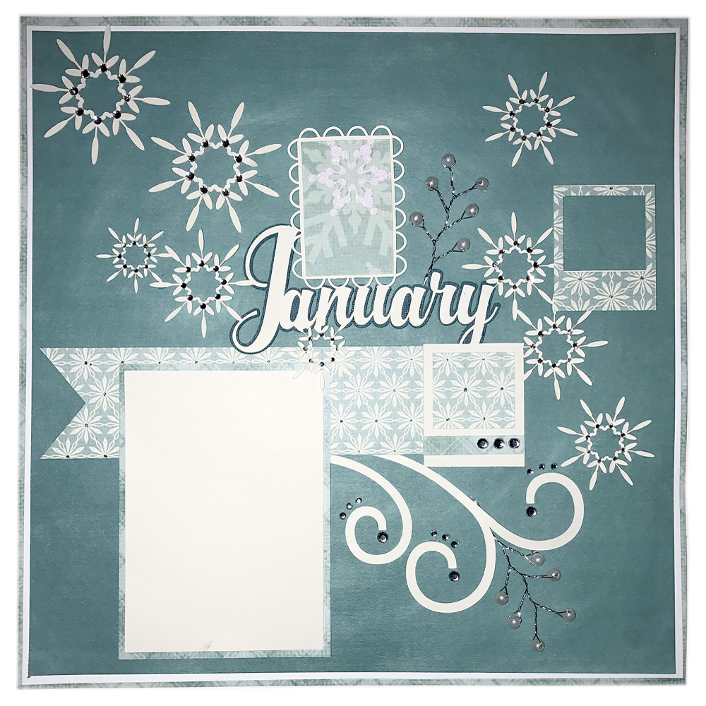 12 Days of Memories: January made with the Pazzles Vue