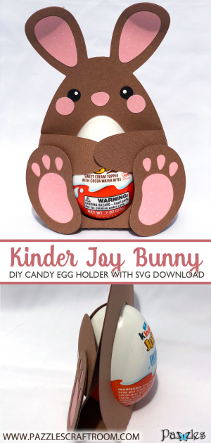 DIY Bunny Candy Egg Holder with instant SVG download - Pazzles