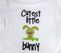 Pazzles DIY Cutest Little Bunny Onesie with instant SVG download. Compatible with all major electronic cutters including Pazzles Inspiration, Cricut, and Silhouette Cameo. Design by Julie Flanagan.