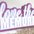 Pazzles DIY Memories Card with instant SVG download. Compatible with all major electronic cutters including Pazzles Inspiration, Cricut, and Silhouette Cameo. Design by Nida Tanweer.