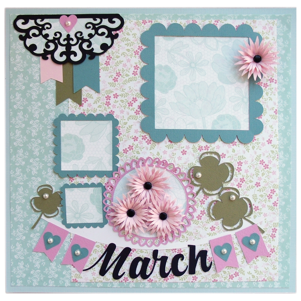 12 Days of Memories: March made with the Pazzles Inspiration Vue