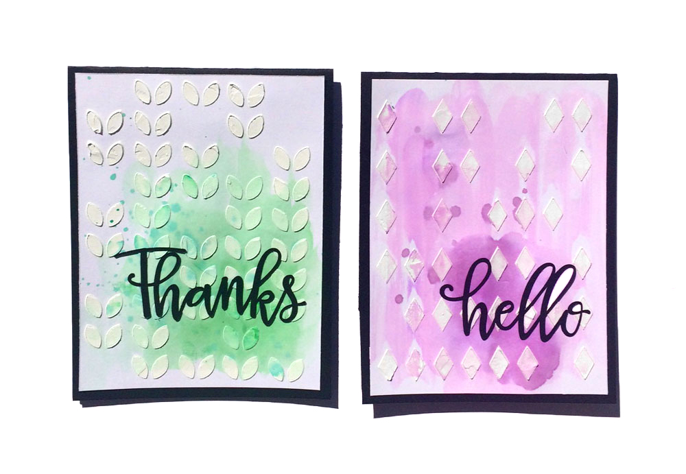 DIY Mixed Media Stencils