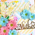 Pazzles DIY Mother's Day Card with instant SVG download. Compatible with all major electronic cutters including Pazzles Inspiration, Cricut, and Silhouette Cameo. Design by Nida Tanweer.